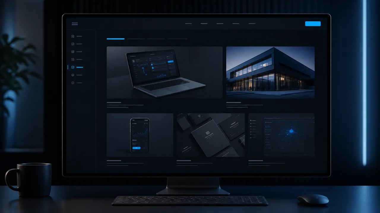 Local Business Website Mockup